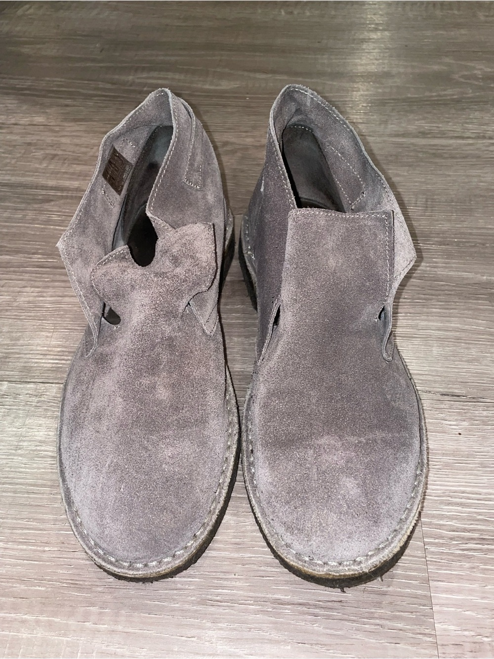 Dusica dusica Clarin Desert Boot in grey suede